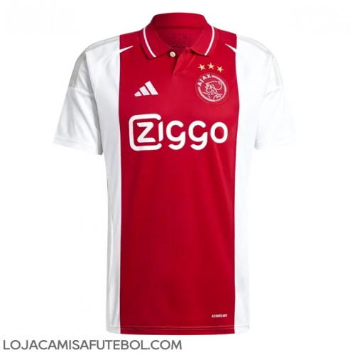 Camisa de Futebol Ajax Equipamento Principal 2024-25 Manga Curta